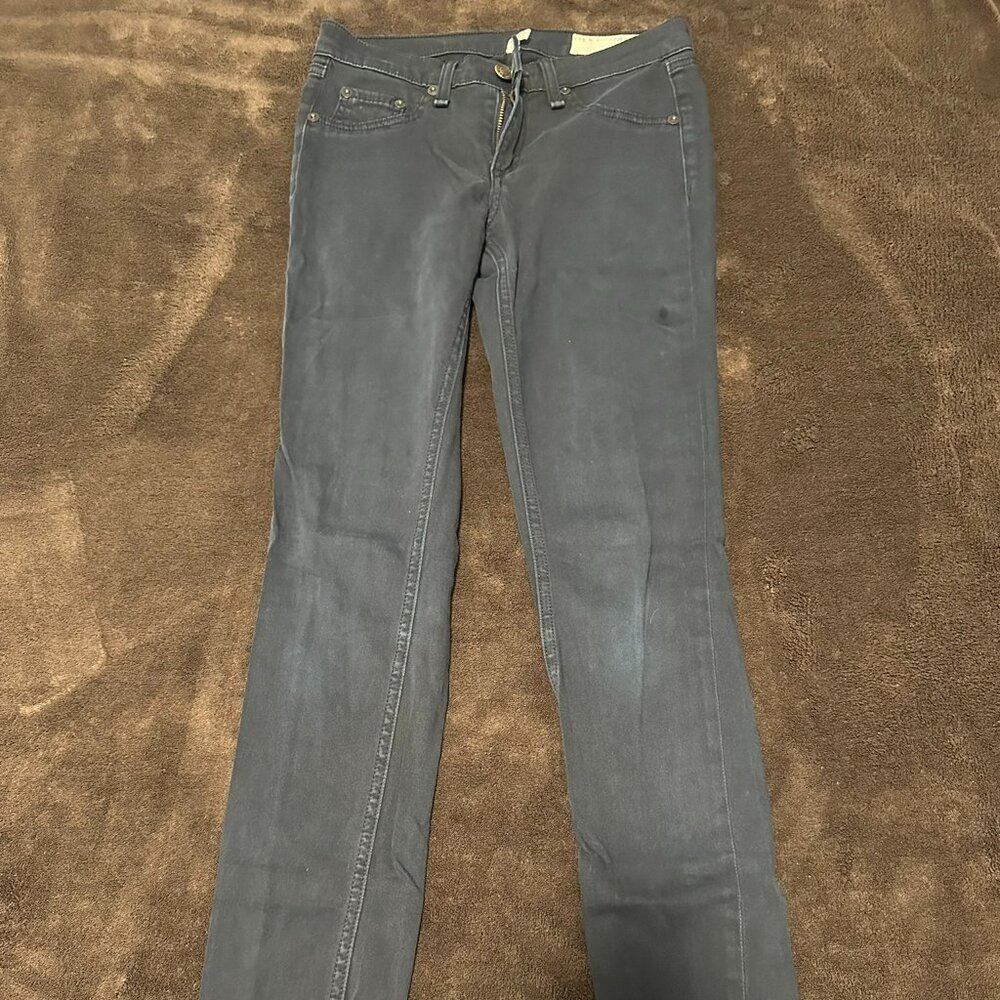 Rag & Bone Black  Faded Jeggings